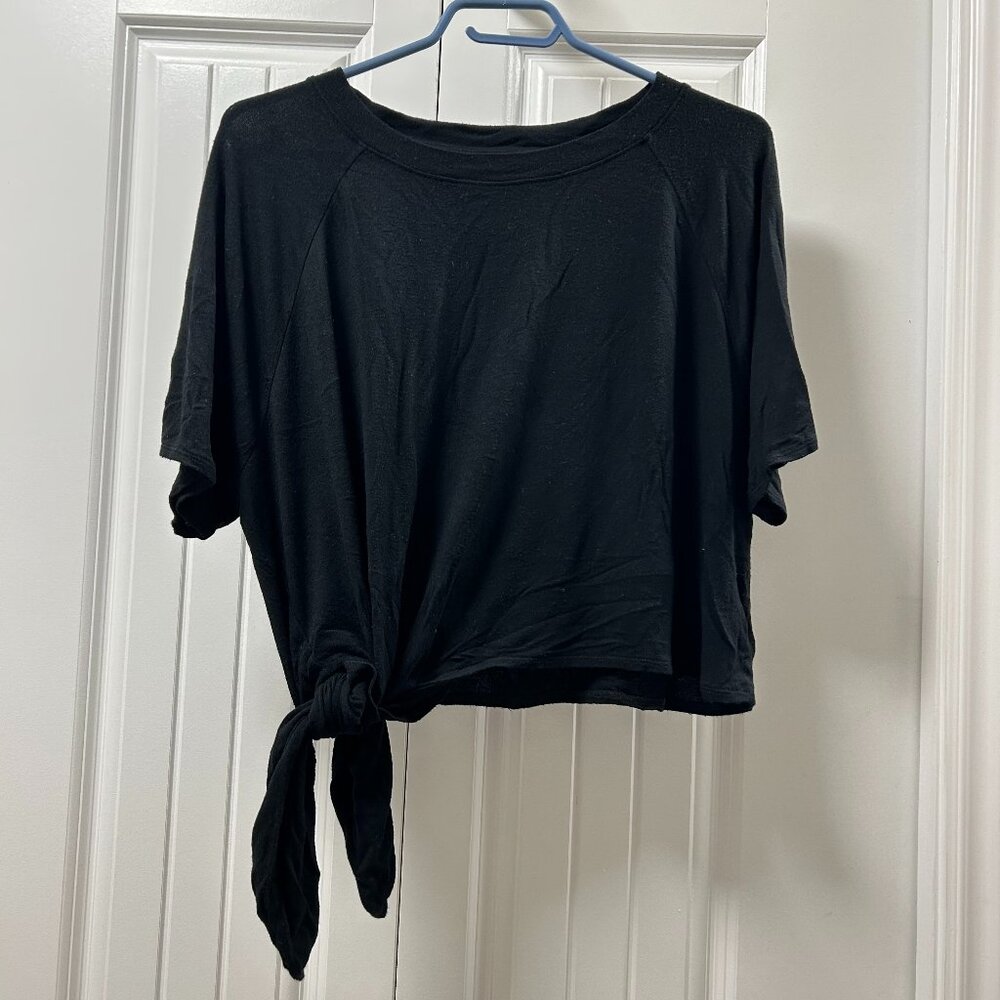 OAK + FORT Knot Tshirt Black